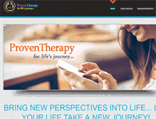 Tablet Screenshot of counseling.proventherapy.com